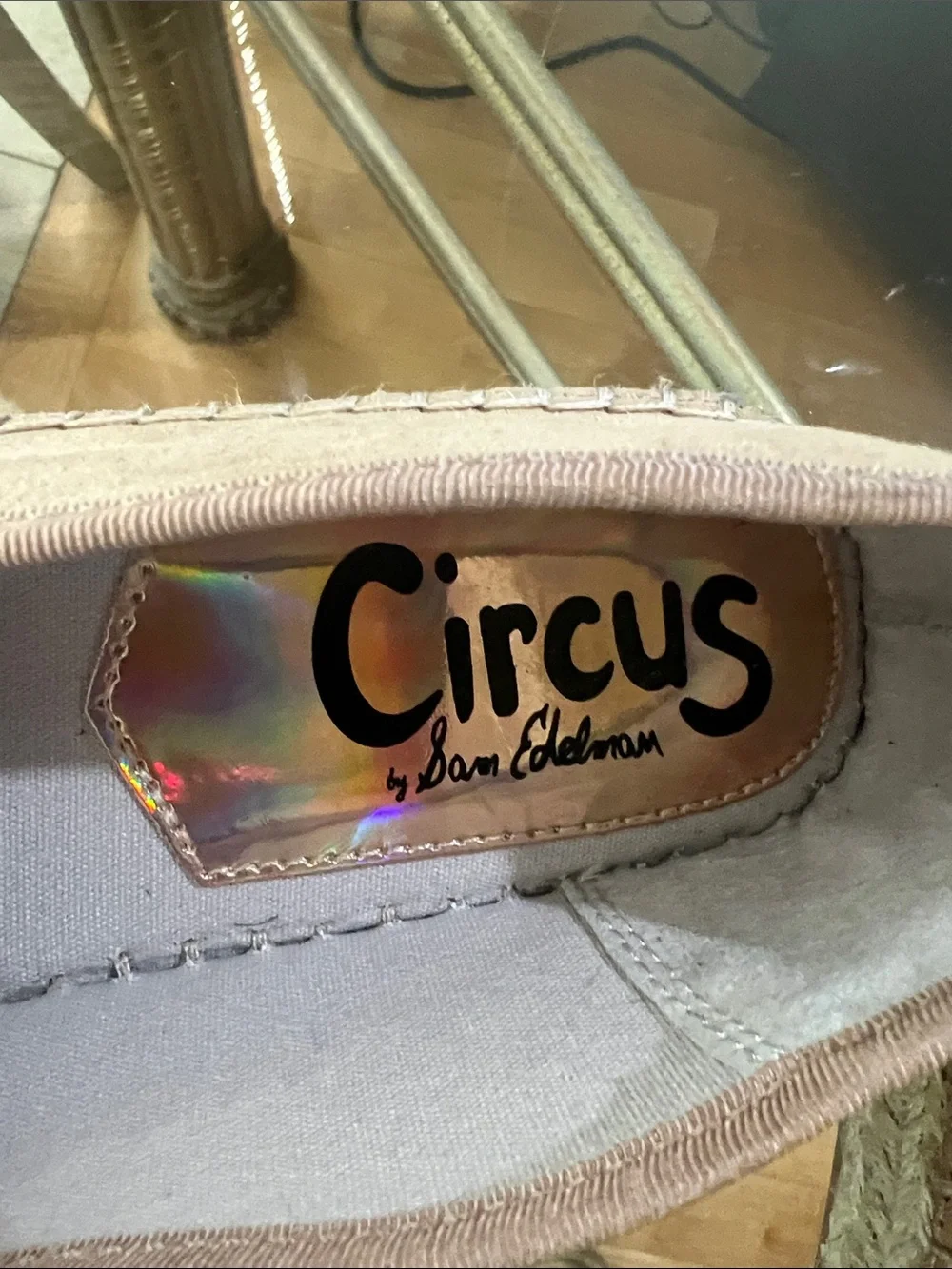 Circus by Sam Edelman Beige Suede Slip-On Loafers